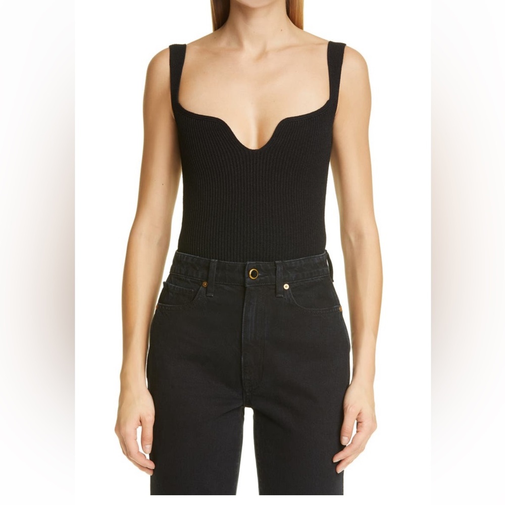 Khaite The Yves Rib bodysuit